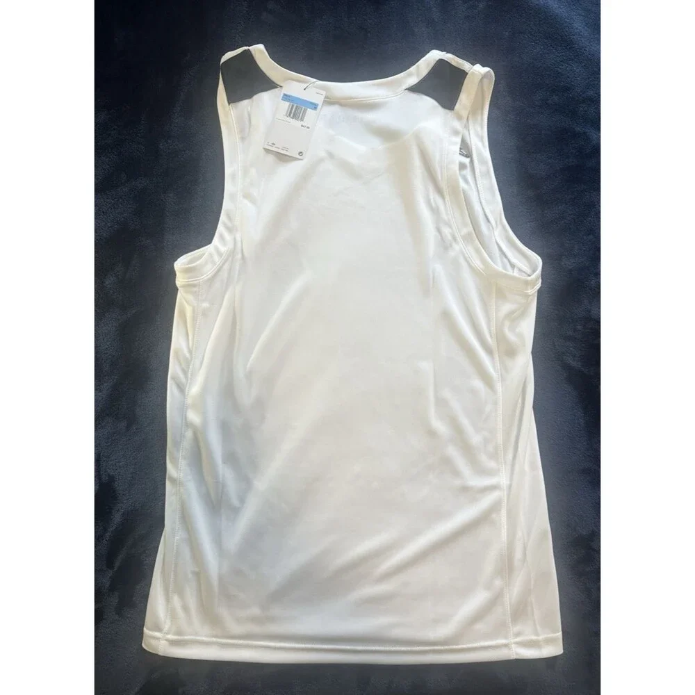 Air Jordan Overtime Basketball Jersey White Black FQ5296-106 Men's Medium NWT